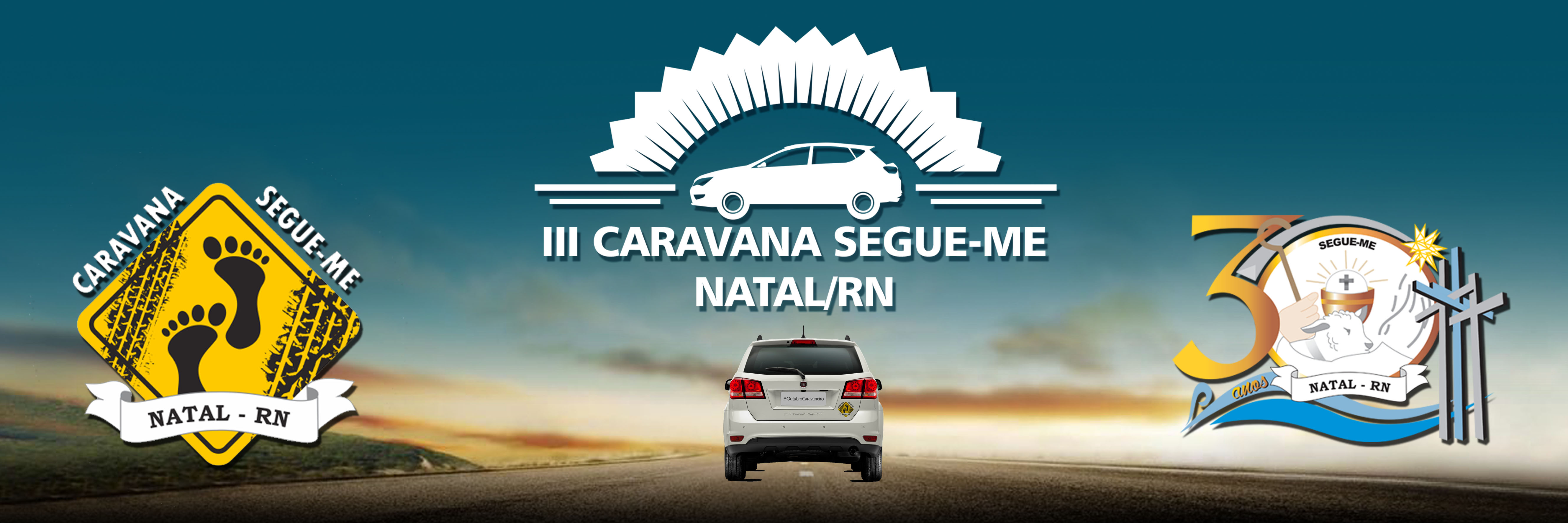 Adesivo caravana segue-me 2015